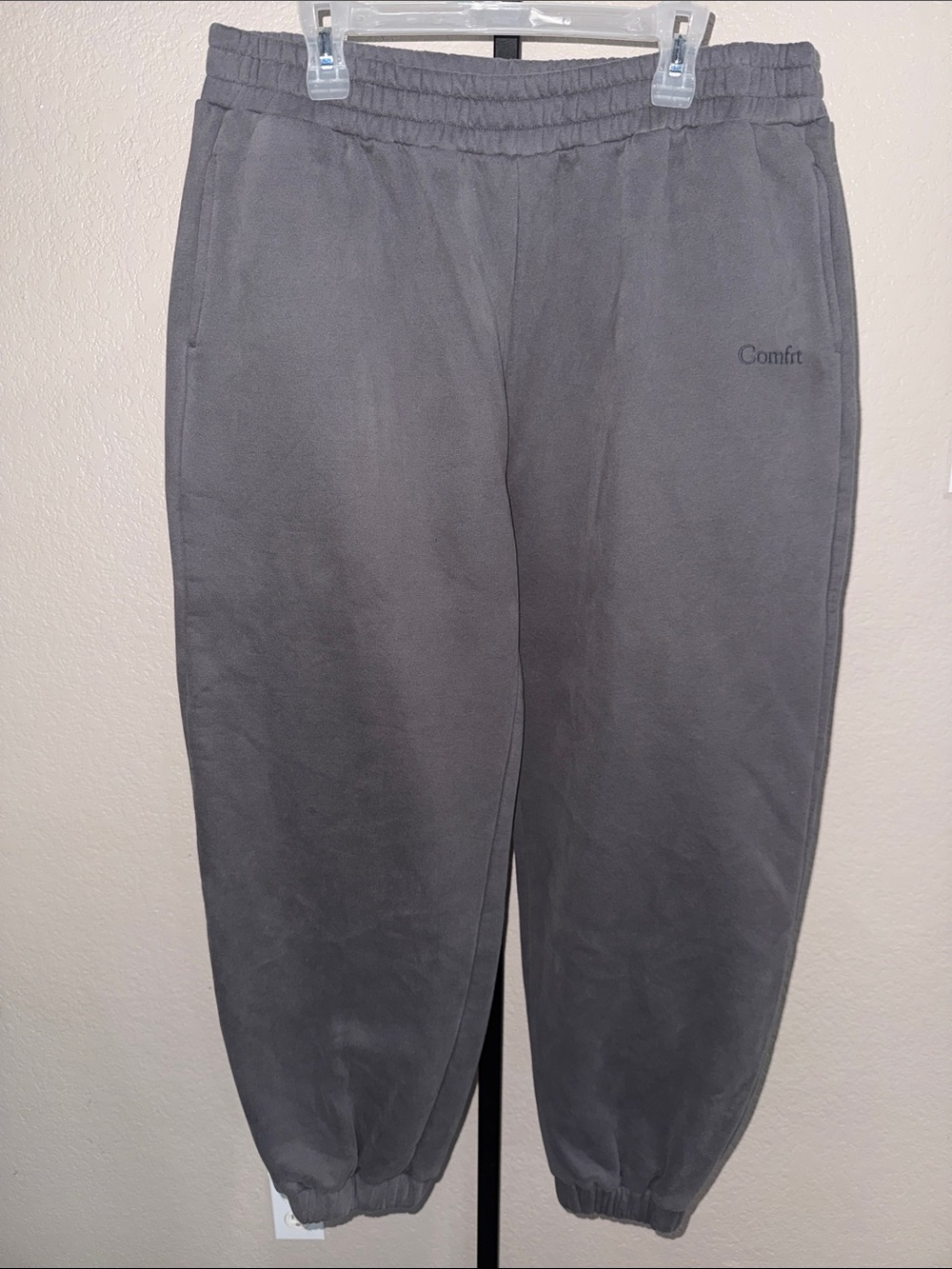 Comfrt Gray Fleece Jogger Sweatpants 2XL like new